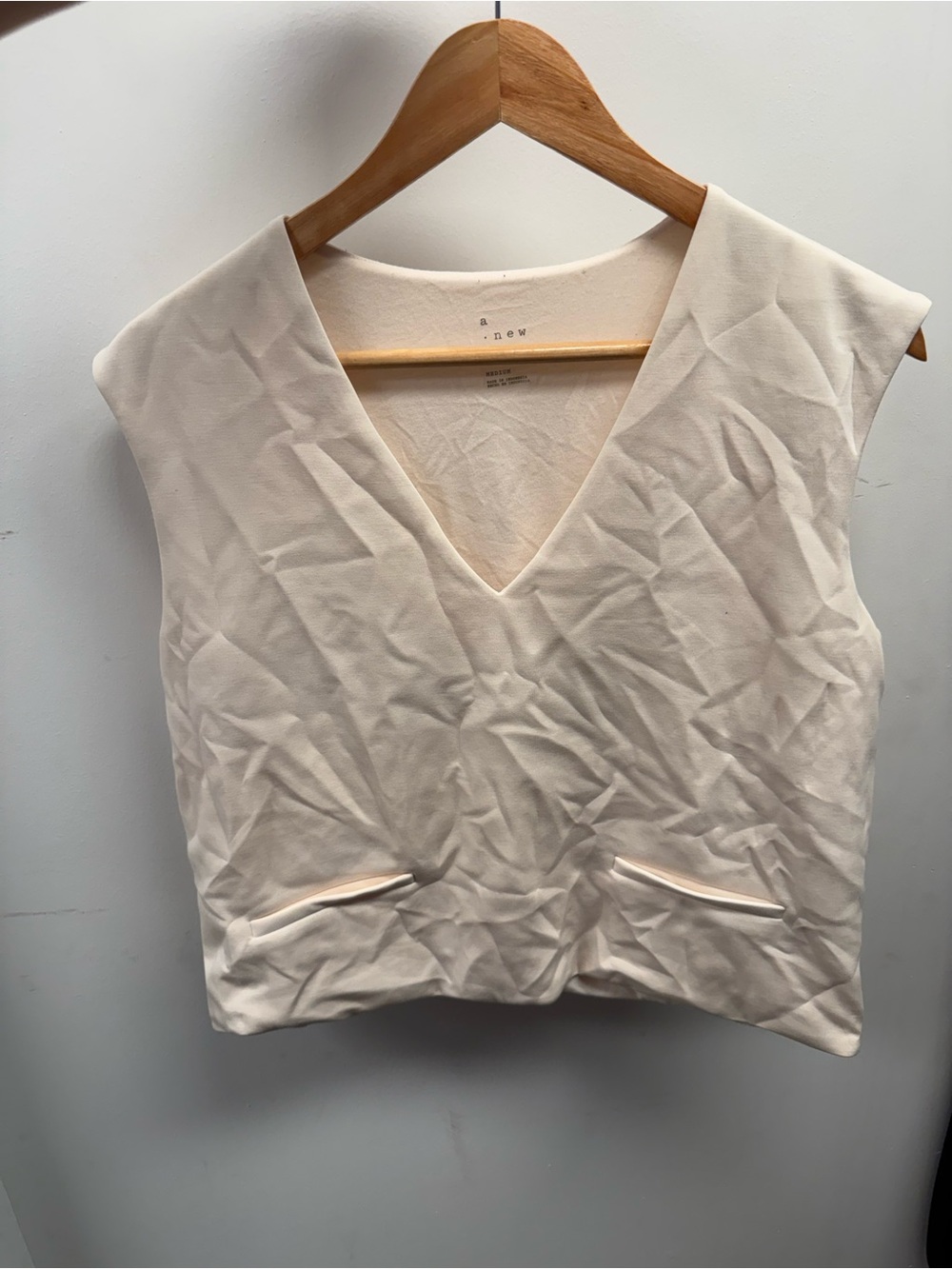 a new day V-Neck Sleeveless Tank in Cream